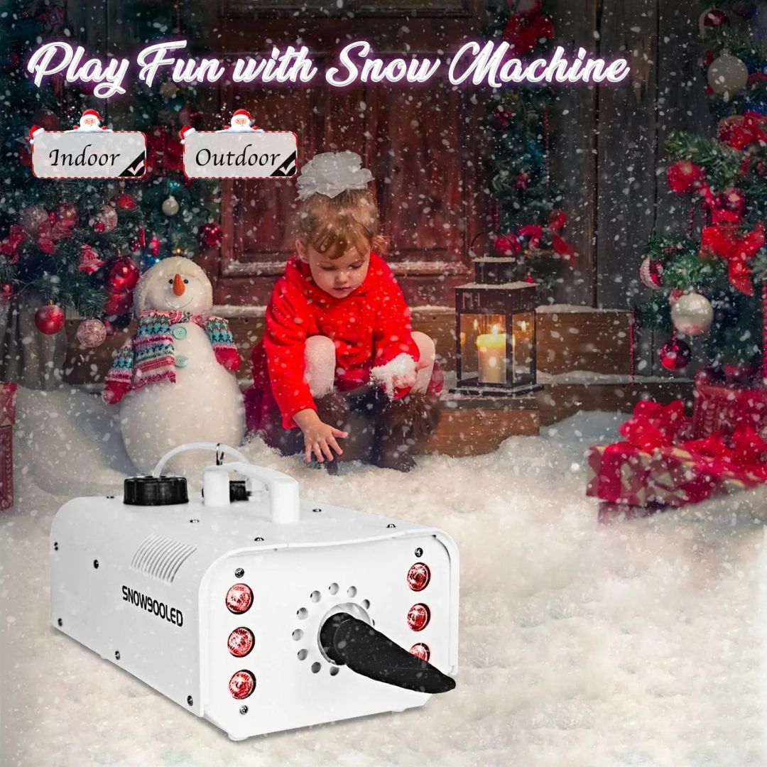 MOKA SFX H-S08 | Máquina Profesional de Nieve Portátil de 900W con LED RGB
