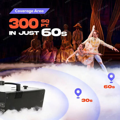 MOKA SFX ICE700 | Máquina Profesional de Niebla Baja Compatible con Hielo Seco