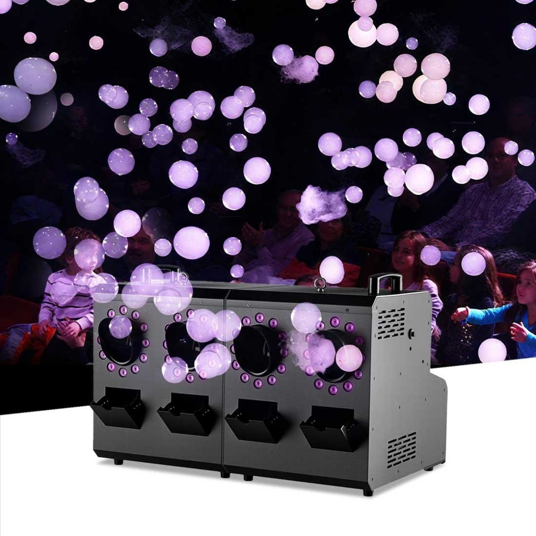 MOKA SFX MK-B12A | Máquina Profesional de Burbujas LED Impermeable RGBW