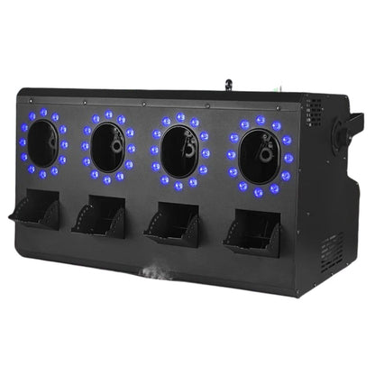MOKA SFX MK-B12 | Máquina Profesional de Burbujas de Humo LED RGBW de 4 Ruedas