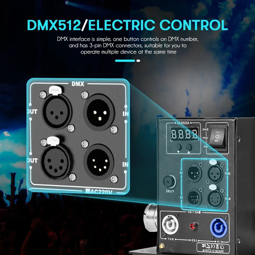 MOKA SFX MK-C09 | Cañón Profesional de CO₂ Digital DMX