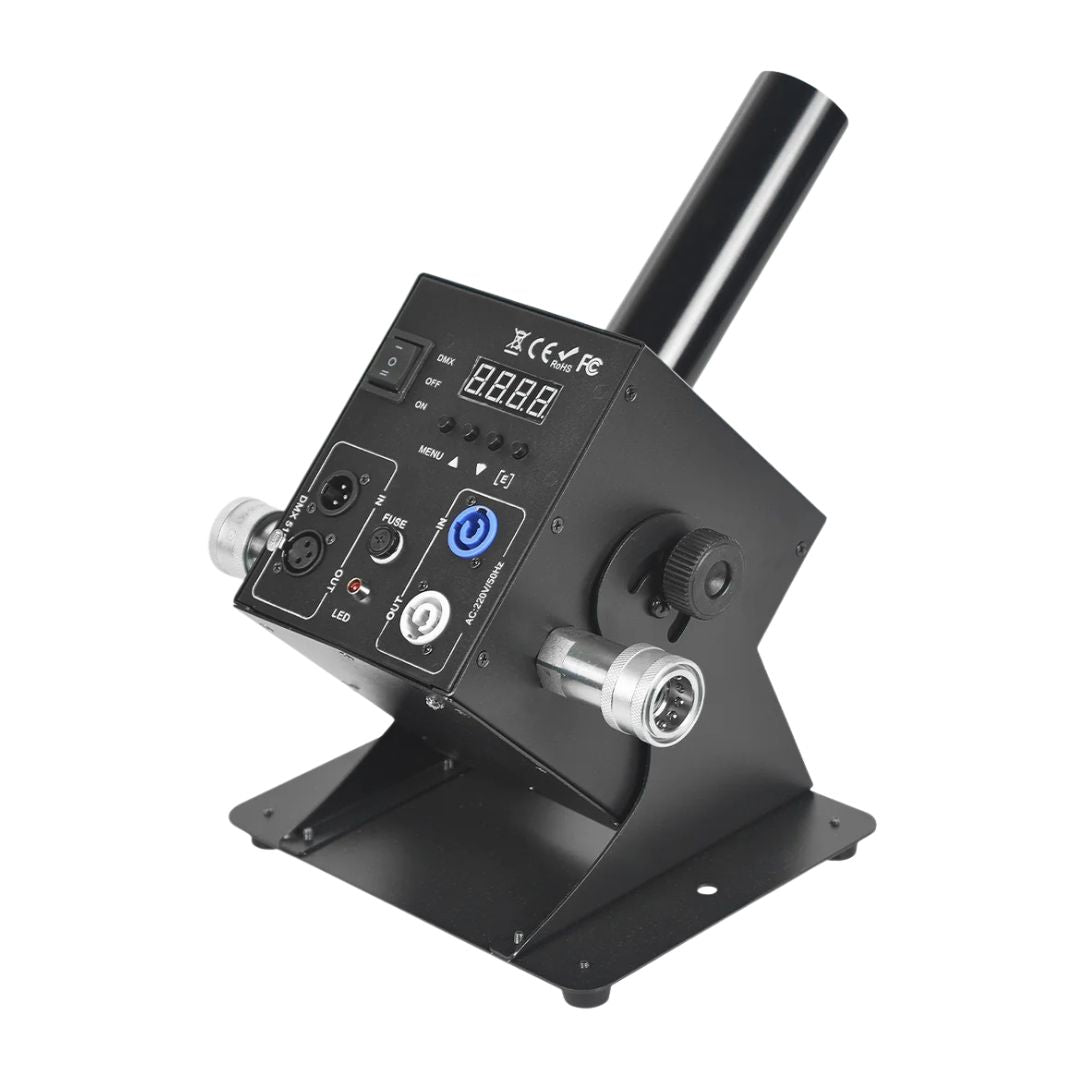 MOKA SFX MK-C12 | Máquina Profesional de Inyección CO₂ LED RGB con Ángulo Ajustable