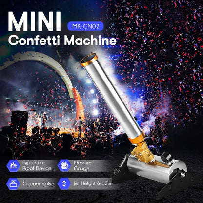 MOKA SFX MK-CN02 | Mini Cañón Profesional de Confeti por Aire Comprimido