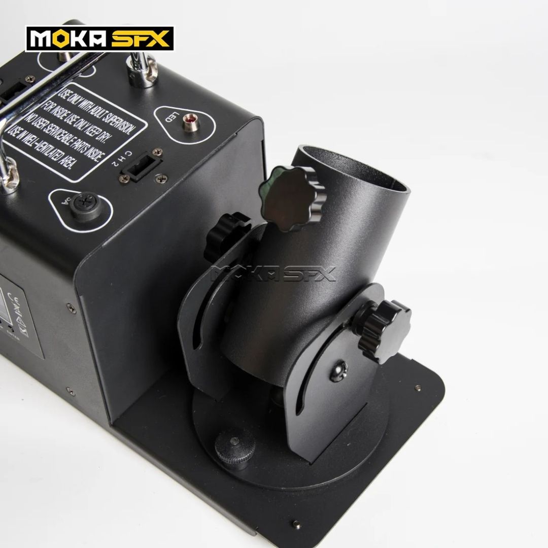 MOKA SFX MK-CN03A | Cañón Profesional de Confeti de 2 Cabezales con Batería Integrada