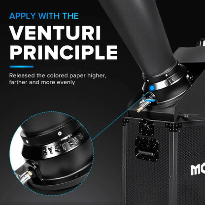 MOKA SFX MK-CN05 | Máquina Profesional de Confeti CO₂ de Largo Alcance
