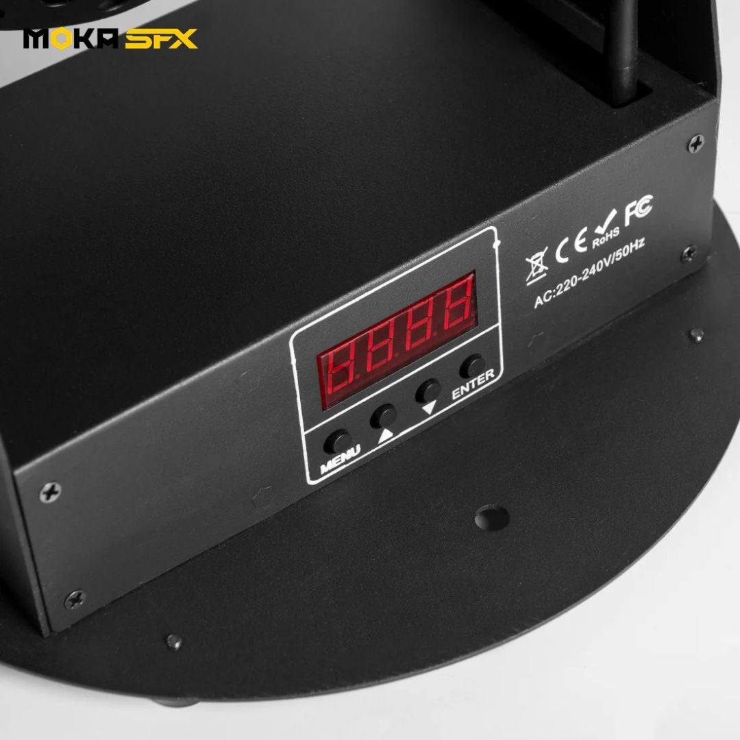 MOKA SFX MK-CN06A | Máquina Lanzaconfeti Profesional RGB 12x3W