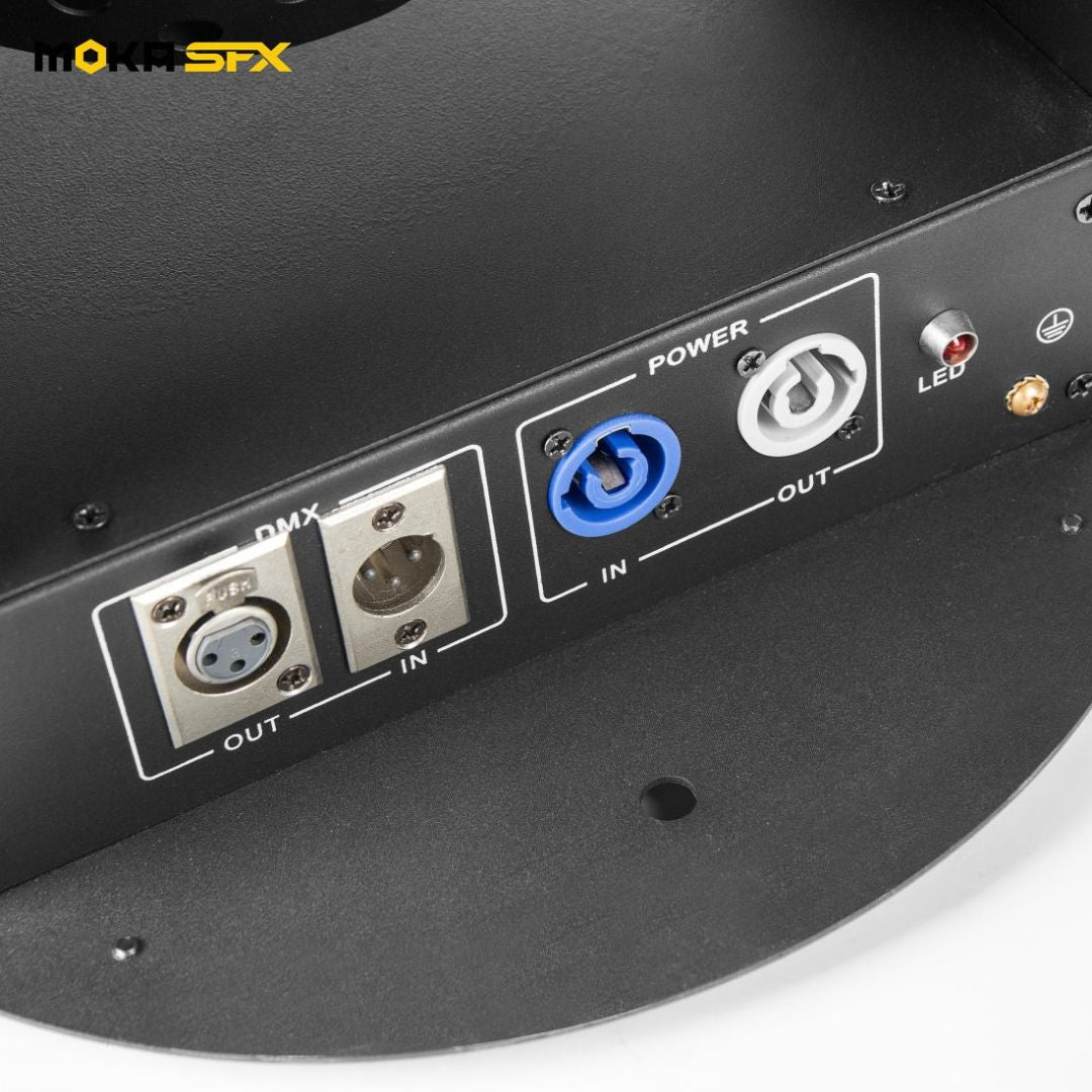 MOKA SFX MK-CN06A | Máquina Lanzaconfeti Profesional RGB 12x3W