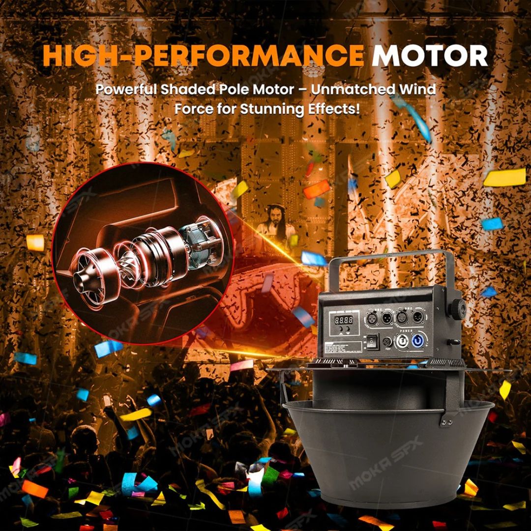 MOKA SFX MK-CN08 | Máquina Profesional de Confeti Colgante