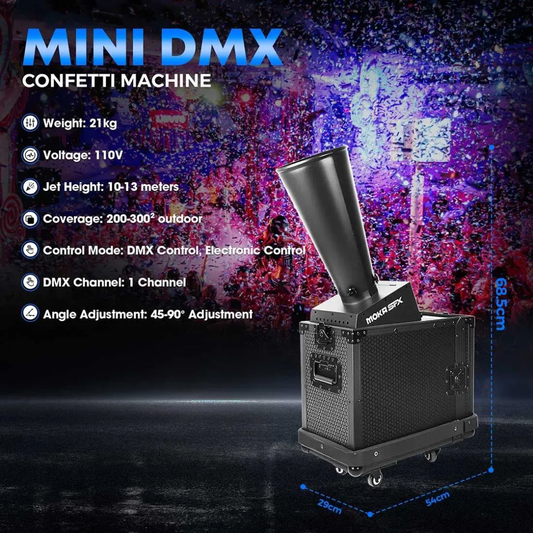 MOKA SFX MK-CN16 | Cañón Profesional de Confeti CO₂