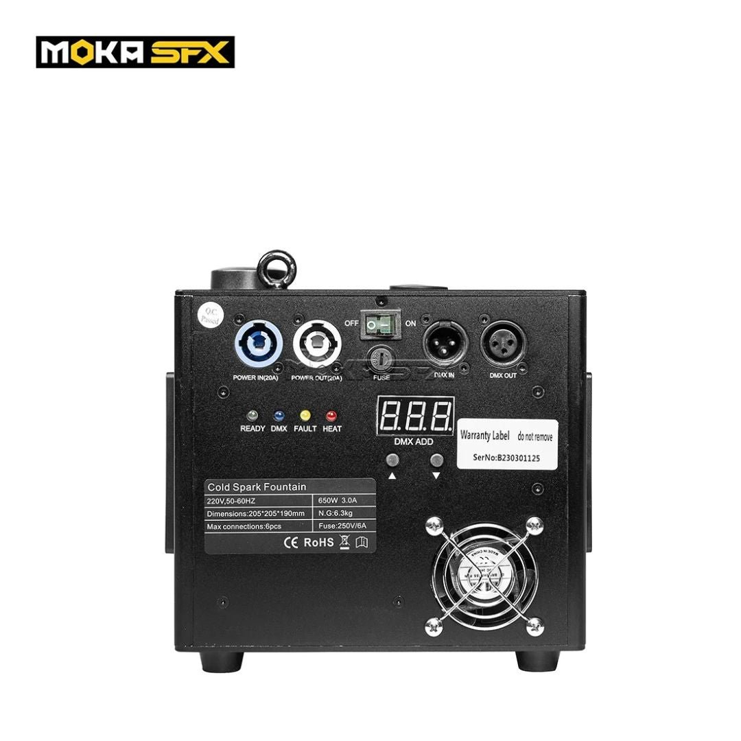 MOKA SFX MK-E12 | Máquina Profesional de Chispa Fría Colgante