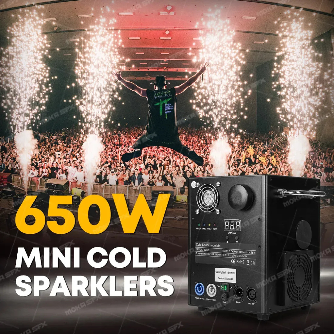MOKA SFX MK-E15 | Máquina Profesional de Chispa Fría MINI 650W