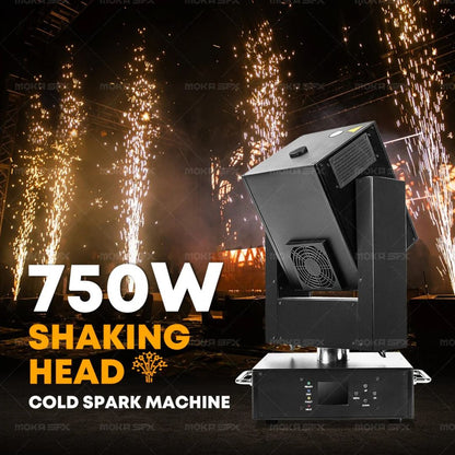 MOKA SFX MK-E16 | Máquina Profesional de Chispa Fría con Cabezal Móvil