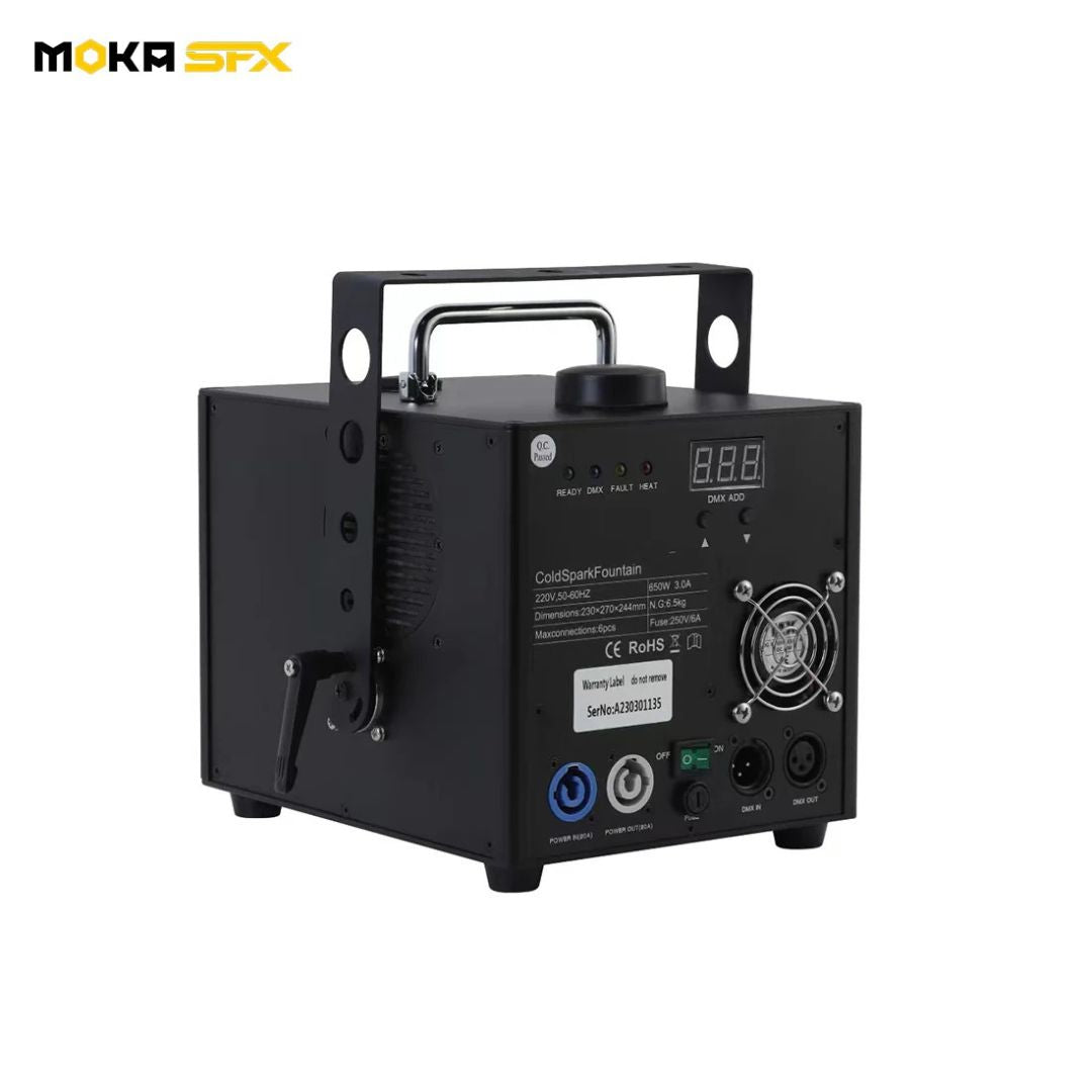 MOKA SFX MK-E17 | Máquina Profesional de Chispa Fría Horizontal 45°