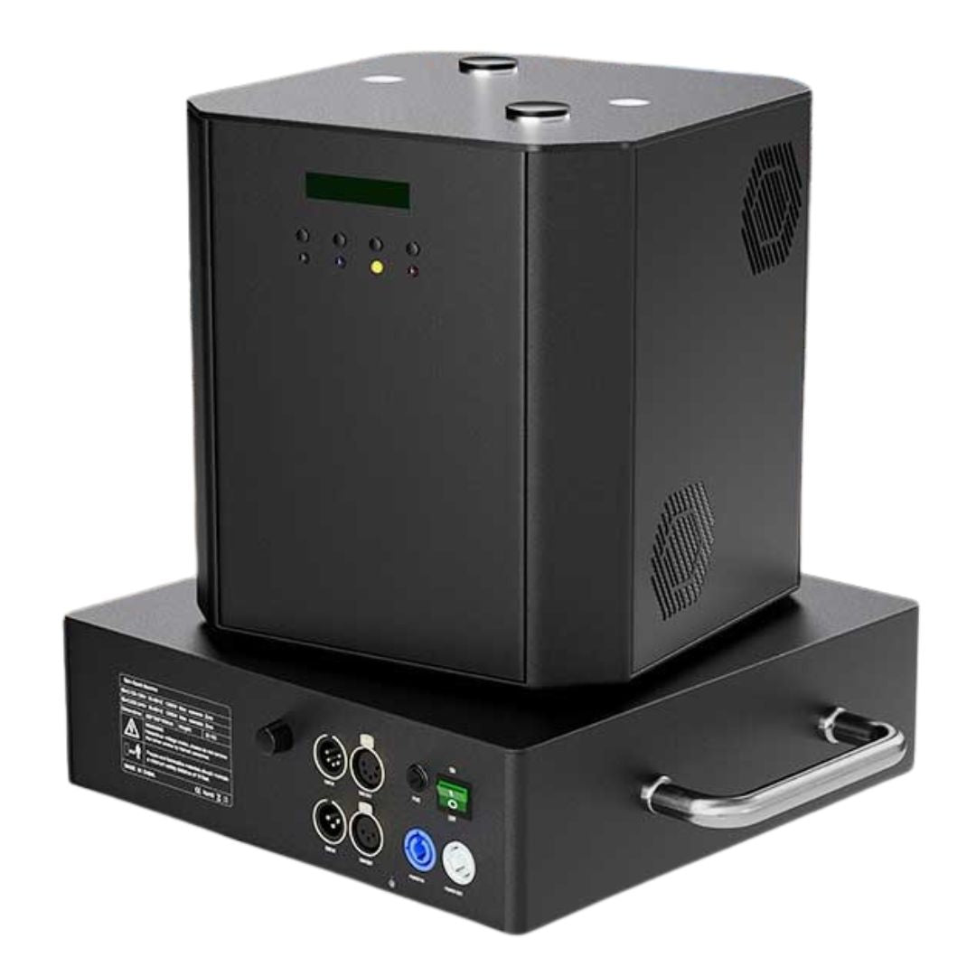 MOKA SFX MK-E18 | Máquina Profesional de Chispa Fría Doble Chorro Giratorio