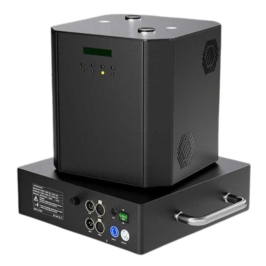 MOKA SFX MK-E18 | Máquina Profesional de Chispa Fría Doble Chorro Giratorio