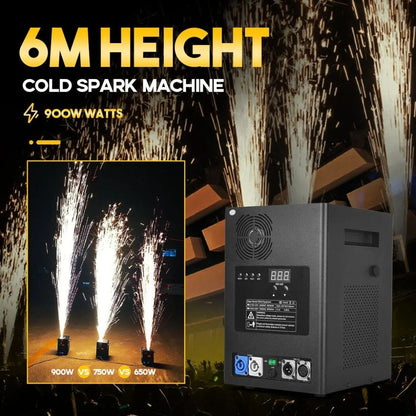 MOKA SFX MK-E22 | Máquina Profesional de Chispa Fría 900W hasta 6 Metros