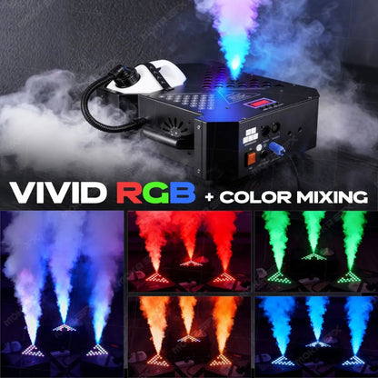 MOKA SFX MK-F01 | Máquina Profesional de Humo LED RGB 1500W