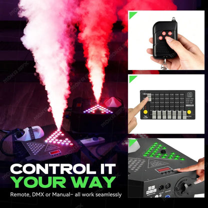MOKA SFX MK-F01 | Máquina Profesional de Humo LED RGB 1500W