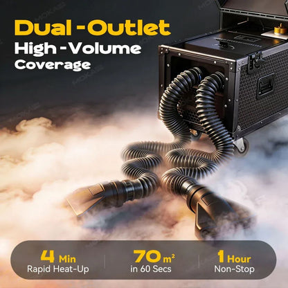 MOKA SFX MK-F18A | Máquina Profesional de Niebla Baja 3000W Doble Salida