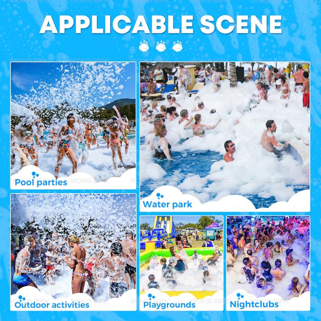 MOKA SFX MK-H03 | Máquina Profesional de Espuma de 2500W para Foam Party