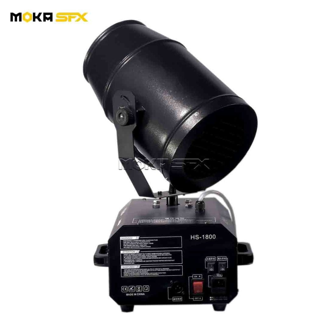 MOKA SFX MK-S06 | Máquina Profesional de Nieve de 1800W con Giro de 180° y Flight Case