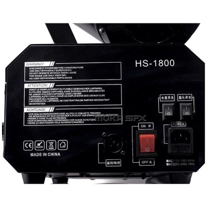 MOKA SFX MK-S06 | Máquina Profesional de Nieve de 1800W con Giro de 180° y Flight Case
