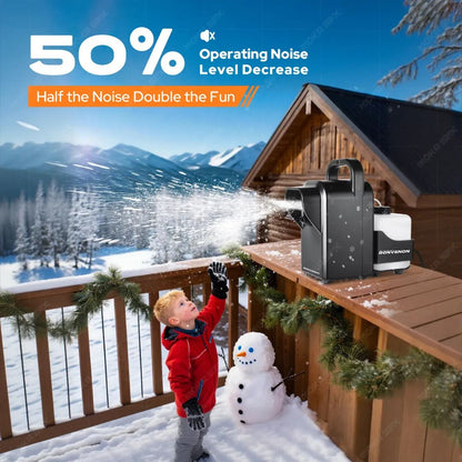 MOKA SFX | Máquina Profesional de Nieve Silenciosa con Control Remoto Ajustable