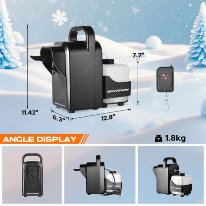 MOKA SFX | Máquina Profesional de Nieve Silenciosa con Control Remoto Ajustable