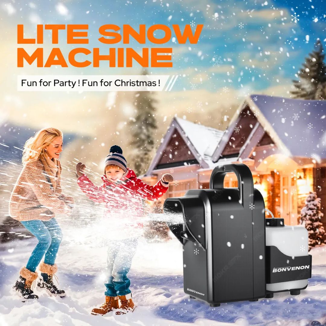 MOKA SFX | Máquina Profesional de Nieve Silenciosa con Control Remoto Ajustable