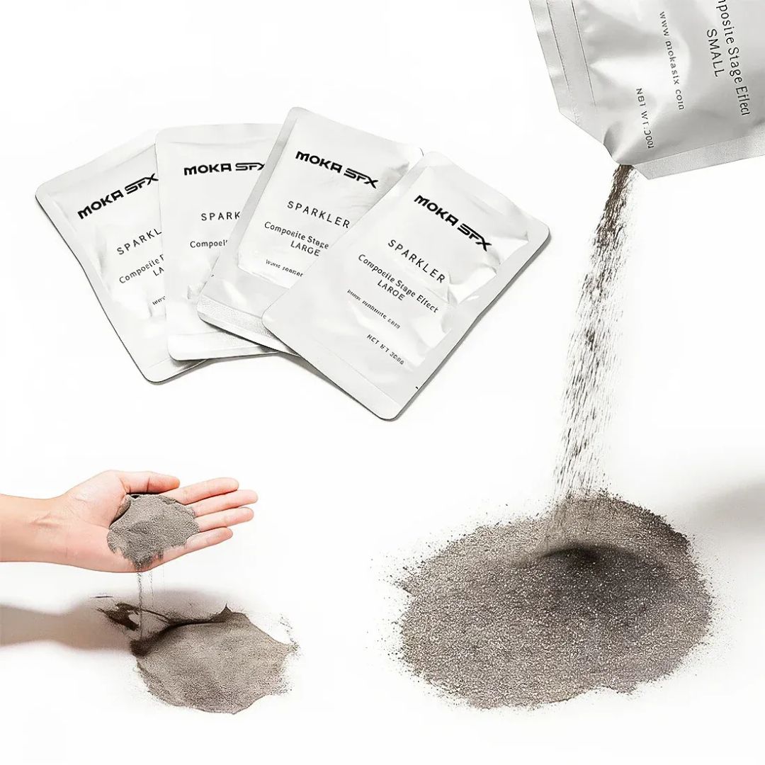 MOKA SFX | Polvo Profesional de Chispa Fría 200g para Sparkular