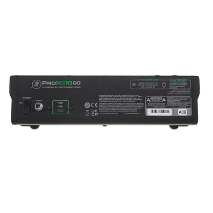 Mackie PROFX10GO | Consola Profesional Portátil con Batería GB-10, USB-C y Efectos GigFX+