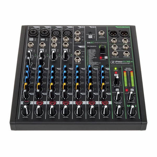 Mackie ProFX10 V3 | Mixer 10 Canales con Interfaz USB y GigFX™