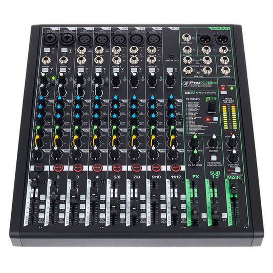 Mackie ProFX12 V3 | Mixer 12 Canales con Interfaz USB y GigFX™