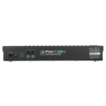 Mackie ProFX22 V3 | Mixer 22 Canales con Interfaz USB y GigFX™