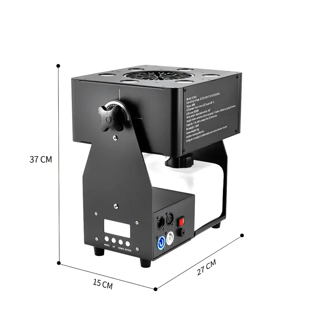 Máquina de Burbujas LED 3en1 DMX | Efecto Escénico Profesional con Luz RGBW y Control Remoto