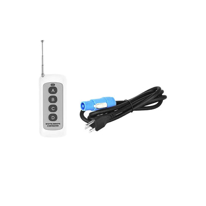 Máquina de Burbujas LED 3en1 DMX | Efecto Escénico Profesional con Luz RGBW y Control Remoto