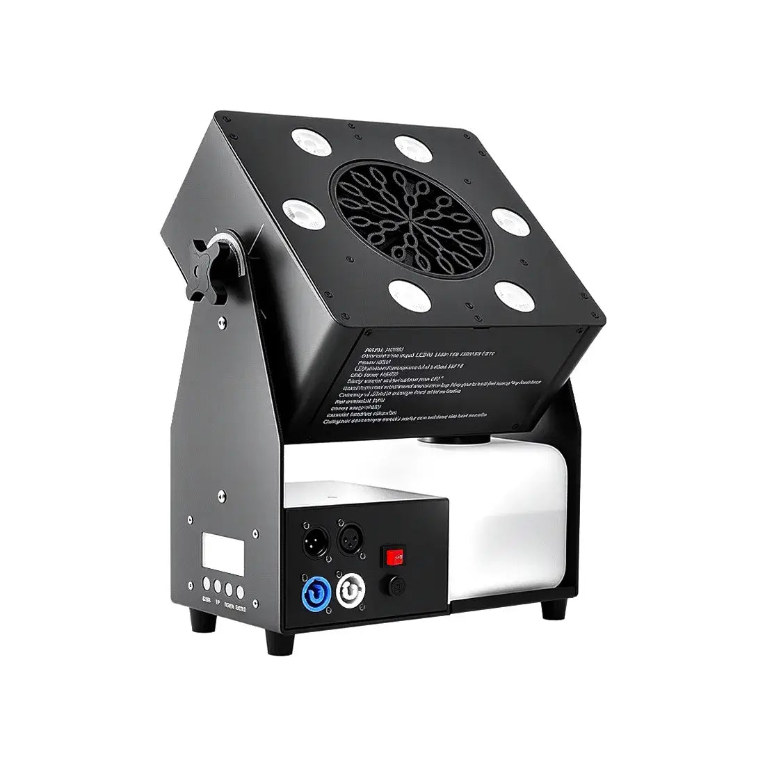Máquina de Burbujas LED 3en1 DMX | Efecto Escénico Profesional con Luz RGBW y Control Remoto
