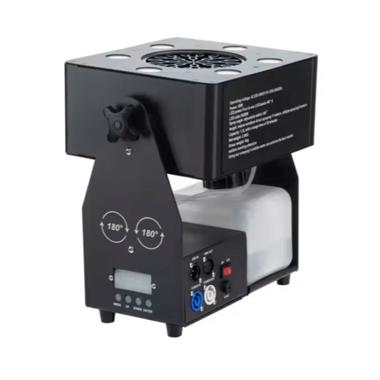 Máquina de Burbujas LED 3en1 DMX | Efecto Escénico Profesional con Luz RGBW y Control Remoto