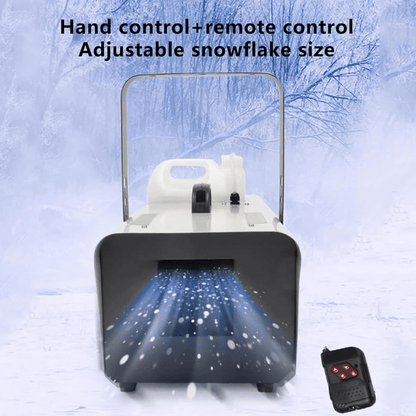 Máquina de Nieve 1500W SNOW | Generador de Copos Artificiales con Control Remoto para Eventos y Escenarios
