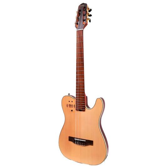 Mayer CS-202MNT | Guitarra Electroacústica Silent de Nylon de 39”