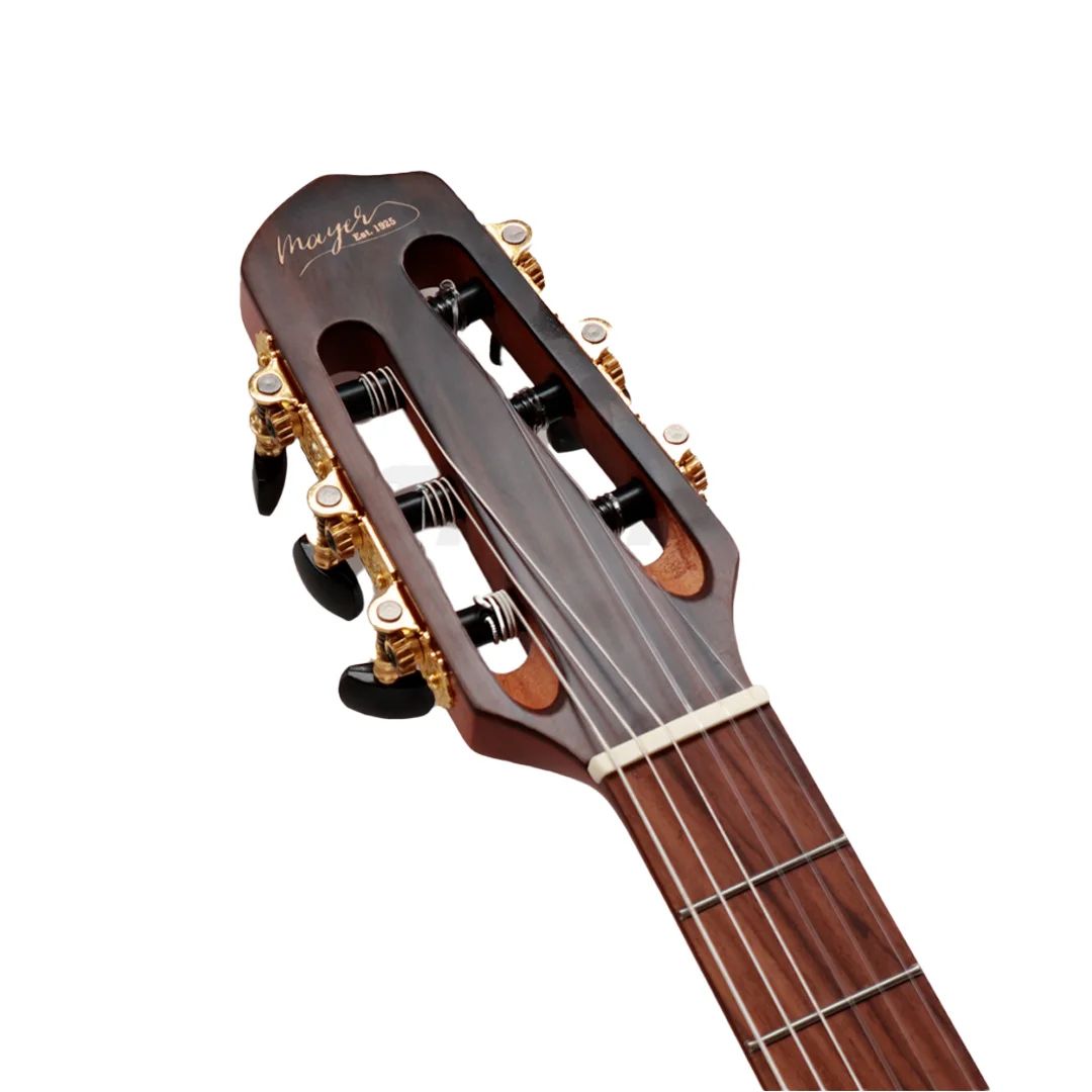 Mayer CS-202MNT | Guitarra Electroacústica Silent de Nylon de 39”