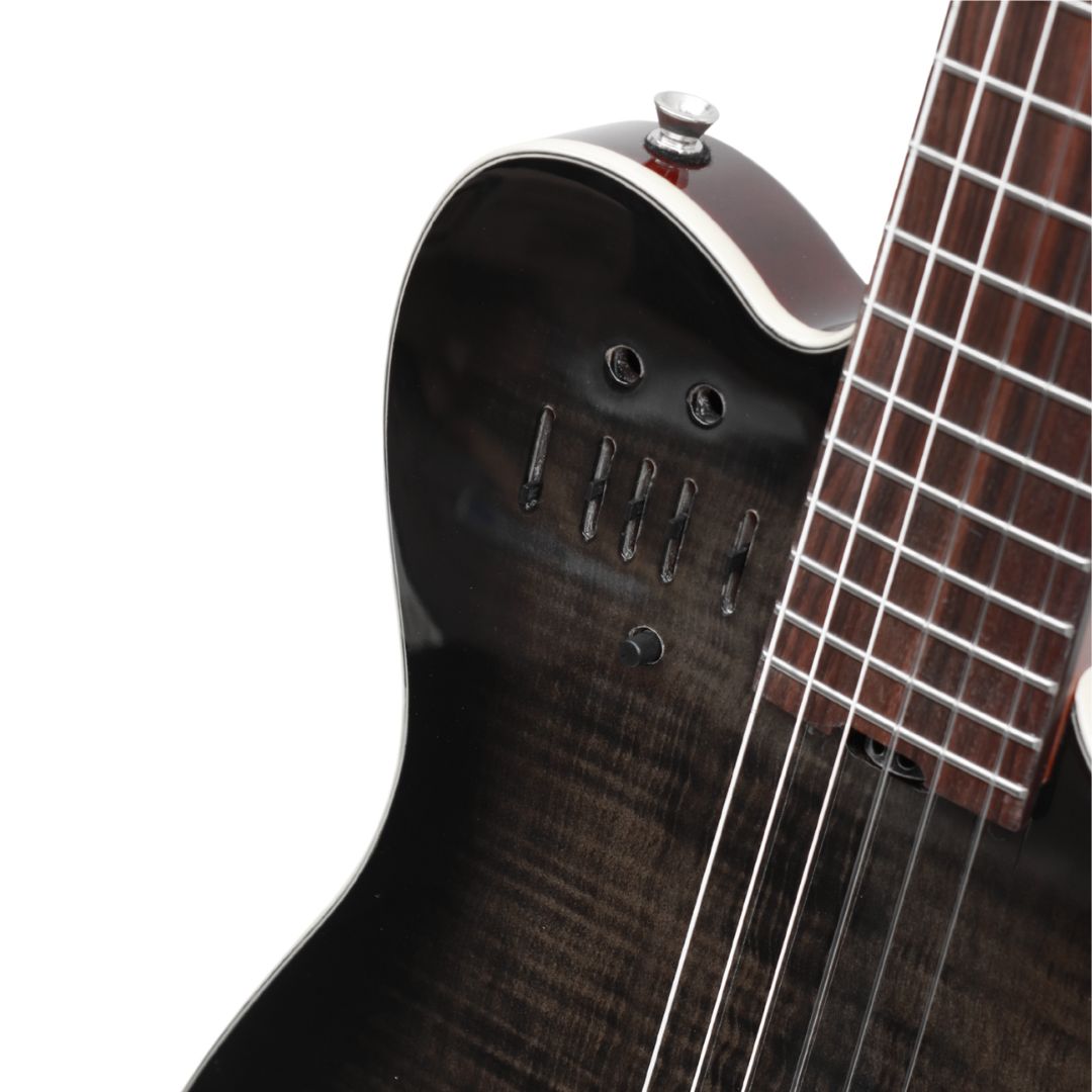 Mayer CS-205BK | Guitarra Electroacústica Silent de Nylon de 39”