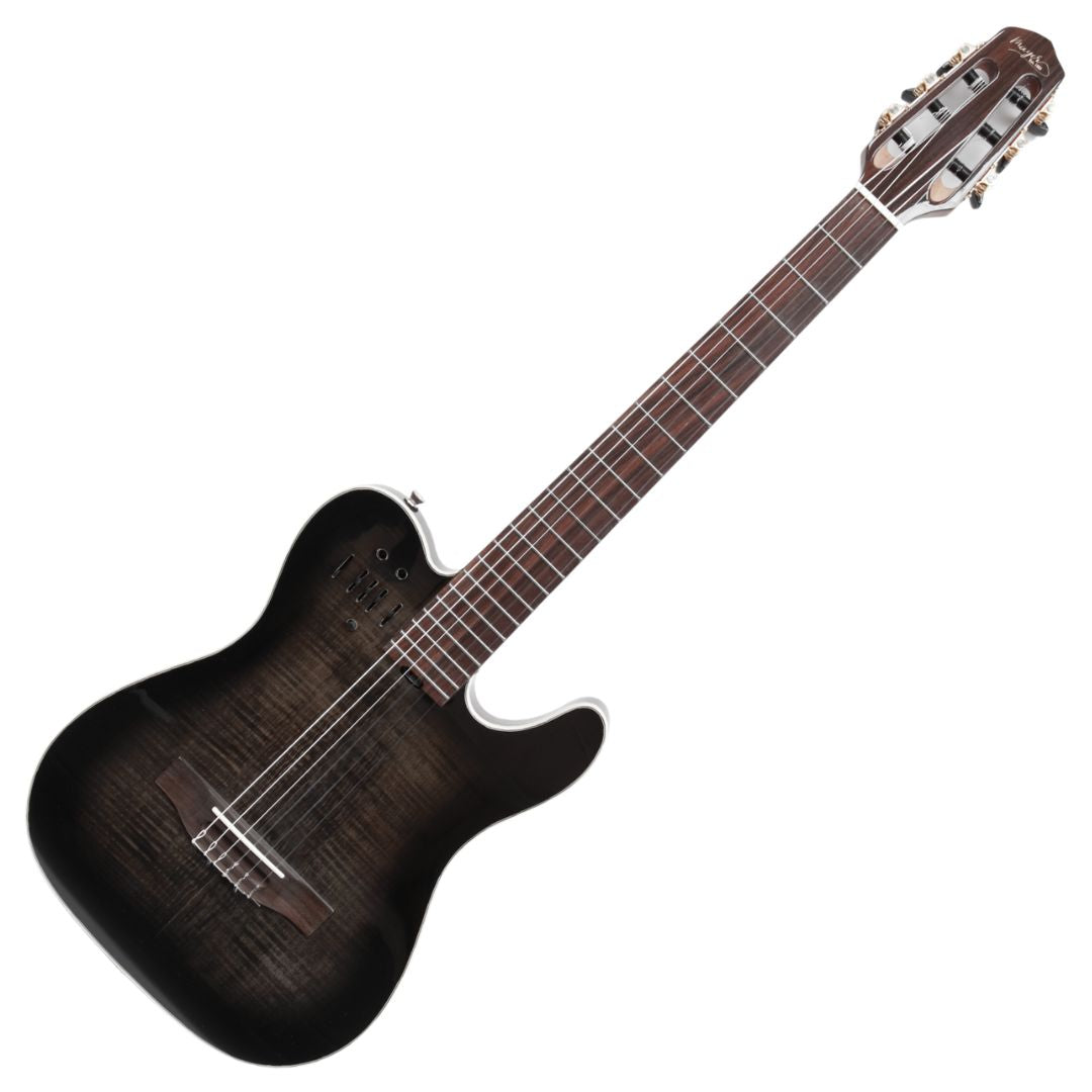 Mayer CS-205BK | Guitarra Electroacústica Silent de Nylon de 39”
