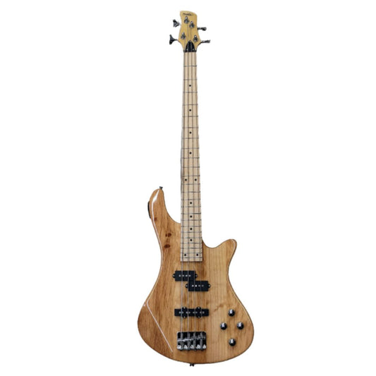 Mayer KB29DT Natural | Pack de Bajo Eléctrico de 4 Cuerdas con Amplificador