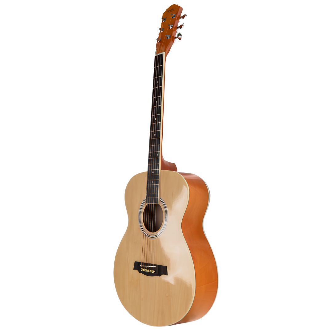 Mayer LO-14C NAT | Pack de Guitarra Clásica Acústica de 6 Cuerdas de Nylon