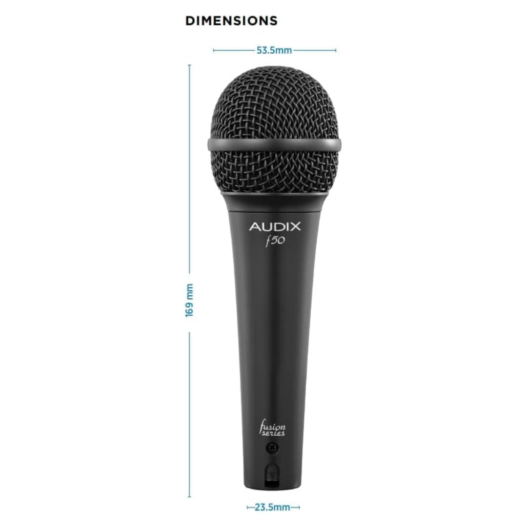 AUDIX F50S | Micrófono Dinámico Cardioide con Interruptor