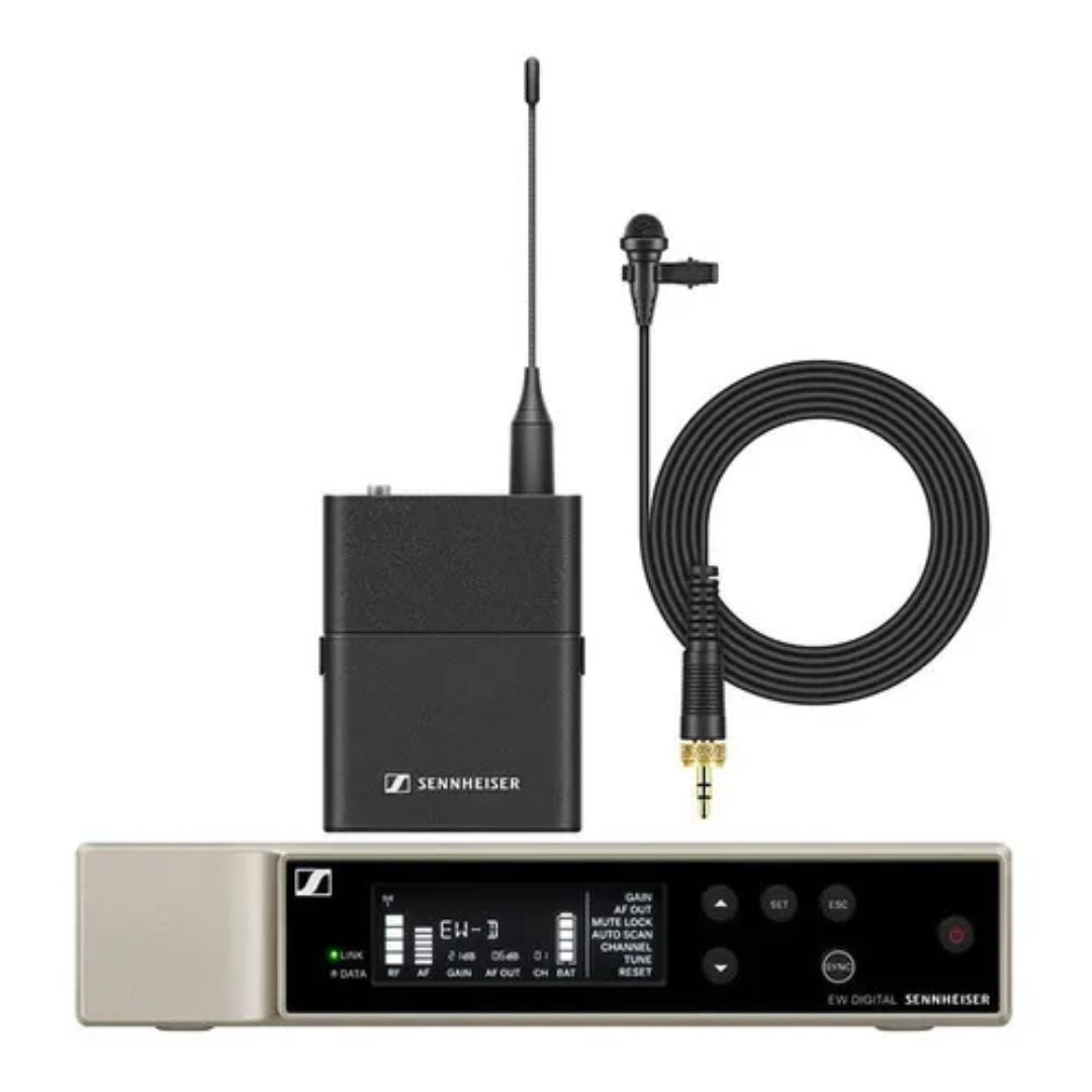 SENNHEISER EW-D ME2 SET | Micrófono Inalámbrico Digital Lavalier Profesional