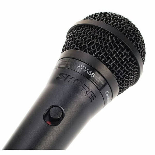 Shure PGA58 | Micrófono Vocal + Cable