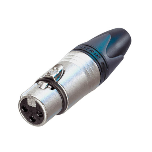 NC3FXX NEUTRIK | Conector XLR Hembra Profesional 3 Pines Audio Balanceado