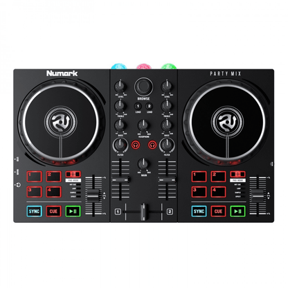 Numark PARTY MIX II | Controlador DJ Con Iluminación LED y Audio USB